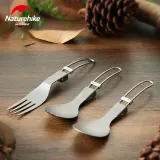 Ложка-вилка складная Naturehike Titanium Spork, 18 г — фото 5
