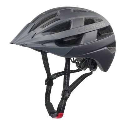 Шлем велосипедный городской Cratoni Velo-X, серый