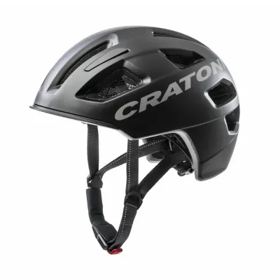 Шлем велосипедный городской Cratoni C-Pure, чёрный матовый