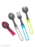 Складная ложка-вилка (спорк) MSR Folding Utensil, синяя — фото 2