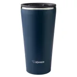 Термокружка туристическая Zojirushi SX-FSE45-AD, 450 мл, тёмно-синяя матовая — фото 1