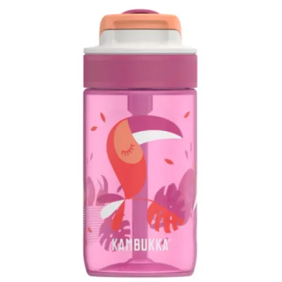 Бутылка для питья Kambukka Lagoon 400 мл Toekan Love, розовая