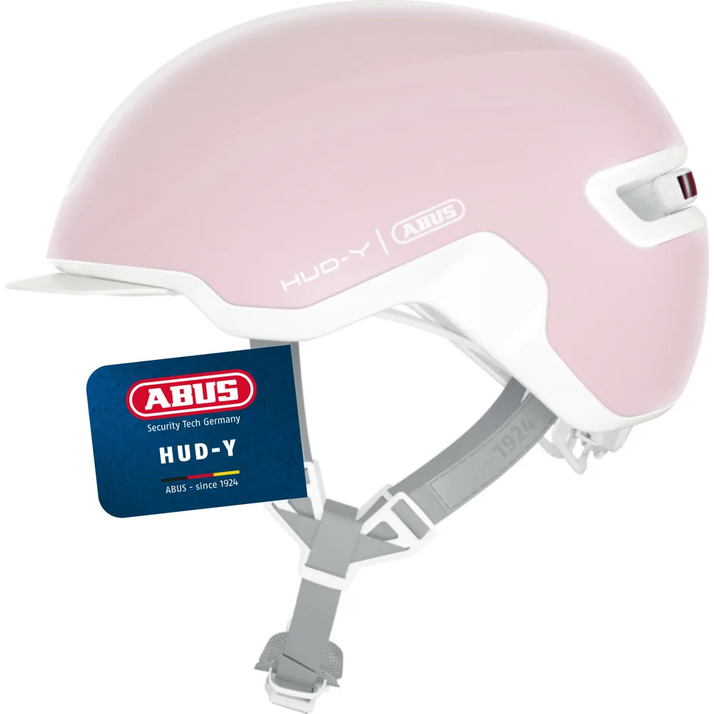 Велошлем ABUS HUD-Y городской, розовый