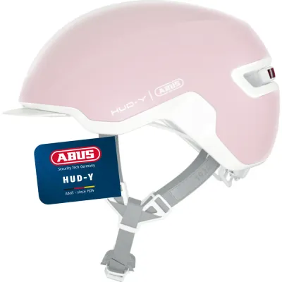 Велошлем ABUS HUD-Y городской, розовый