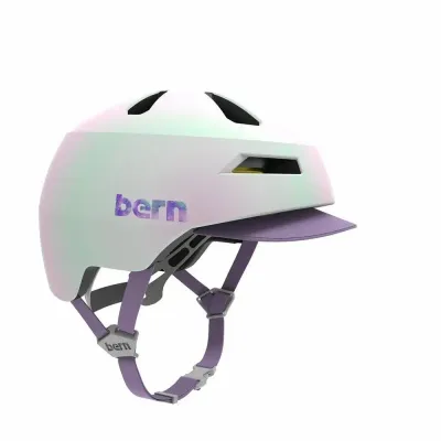 Шлем велосипедный детский Bern Nino 2.0, M, Фиолетовый
