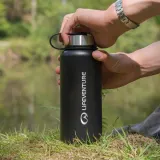 Термофляга Lifeventure Stainless Steel Flask 1 л чёрная — фото 4
