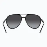 Солнцезащитные очки Ray-Ban RB4376, чёрные, градиентные линзы — фото 3