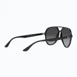 Солнцезащитные очки Ray-Ban RB4376, чёрные, градиентные линзы — фото 4