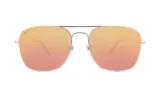 Солнцезащитные очки Knockaround Mount Evans Rose Gold с поляризацией — фото 2