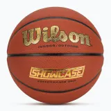 Мяч баскетбольный Wilson Showcase Comp Basketball оранжевый размер 7 — фото 1