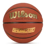 Мяч баскетбольный Wilson Showcase Comp Basketball оранжевый размер 7 — фото 4