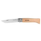Нож складной туристический Opinel Inox Natural No.8 Blister — фото 1