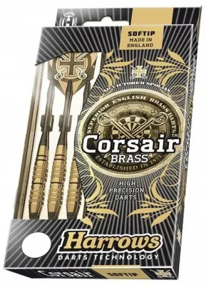 Дротики для дартса Harrows Softip Corsair 16 г, 3 штуки