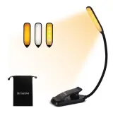 Светодиодная лампа для чтения Tikkens с клипсой и зарядкой USB-C — фото 1