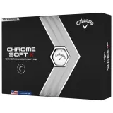 Мячи для гольфа Callaway Chrome Soft X, 12 шт, белые — фото 1