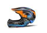 Шлем спортивный детский ROCKBROS TT-32SOBL со съемной защитой подбородка — фото 1
