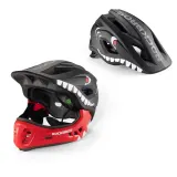 Шлем велосипедный детский ROCKBROS TT-3200 OFF-ROAD 2 в 1 со съемной челюстью — фото 3