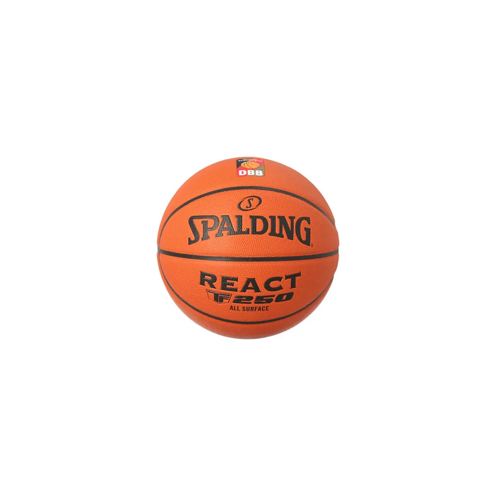 Мяч баскетбольный Spalding React TF-250 размер 7, Оранжевый