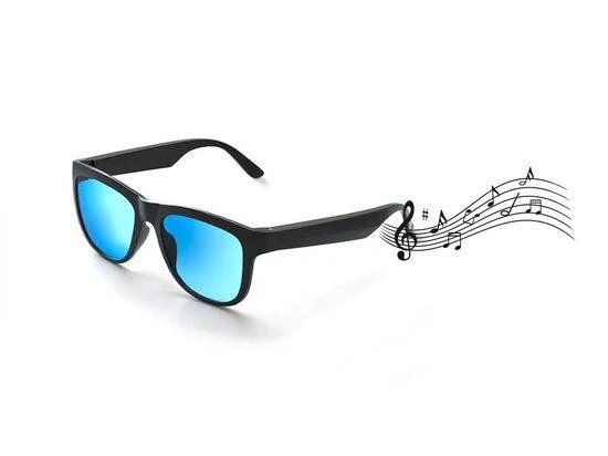 Caliber Truck Co Очки солнцезащитные с Bluetooth Caliber Soundglasses поляризованные, синие линзы