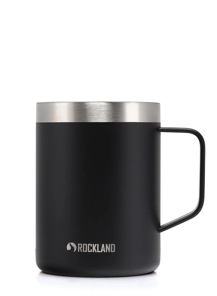 Термокружка туристическая Rockland Camp Mug 0,42 л чёрная