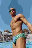 Очки для плавания Speedo Vanquisher 3.0 Mirror Ltd зеленые — фото 7