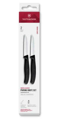 Набор из 2 ножей Victorinox Swiss Classic гладкий и зубчатый 8 см
