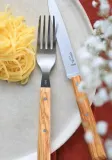 Набор ножей и вилок Opinel Olive Wood, 4+4 предмета — фото 2