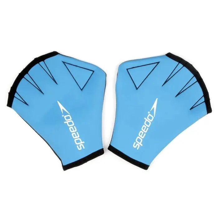 Перчатки для плавания Speedo Aqua Glove неопреновые синие, размер S