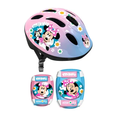 Комплект детской защиты STAMP Minnie: шлем, налокотники, наколенники
