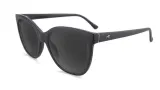 Солнцезащитные очки Knockaround Fast Lanes черные, кэт-ай, поляризация — фото 1