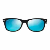 Солнцезащитные очки мужские Ray-Ban черные, диаметр линзы 55 миллиметров — фото 1