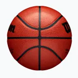 Мяч баскетбольный Wilson NBA Authentic Indoor оранжевый размер 5 — фото 4