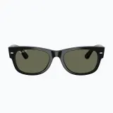 Солнцезащитные очки Ray-Ban Mega Wayfarer II черно-зеленые — фото 2