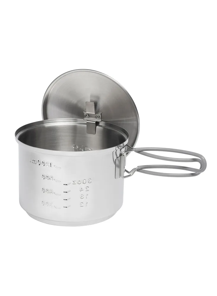 Набор для приготовления пищи Esbit Cookset с горелкой на спирту 1500 мл, сталь