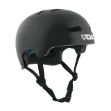 Шлем TSG Evolution Solid Color Youth, чёрный сатиновый — фото 1