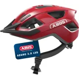 Шлем велосипедный ABUS Aduro 3.0 LED красный — фото 1