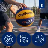 Мяч баскетбольный OneTeam Rim Rush FIBA 3x3 — фото 6