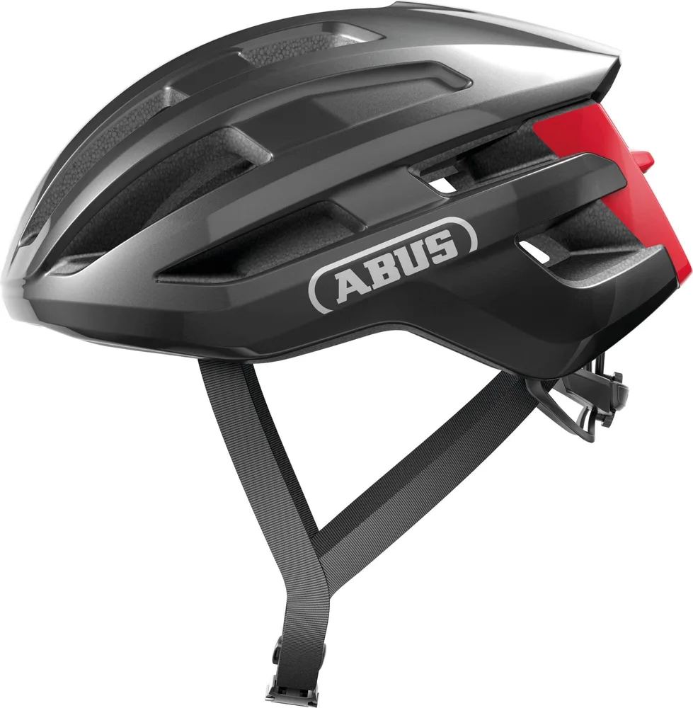 Шоссейный велосипедный шлем Abus PowerDome, 51-55 cm, Тёмно-серый