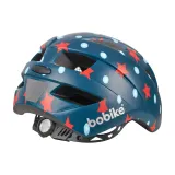Bobike Детский шлем Junior Plus In-Mold Navy Stars — фото 2