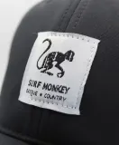 Surf Monkey Треккинговая кепка из переработанных материалов — унисекс (чёрная) — фото 2