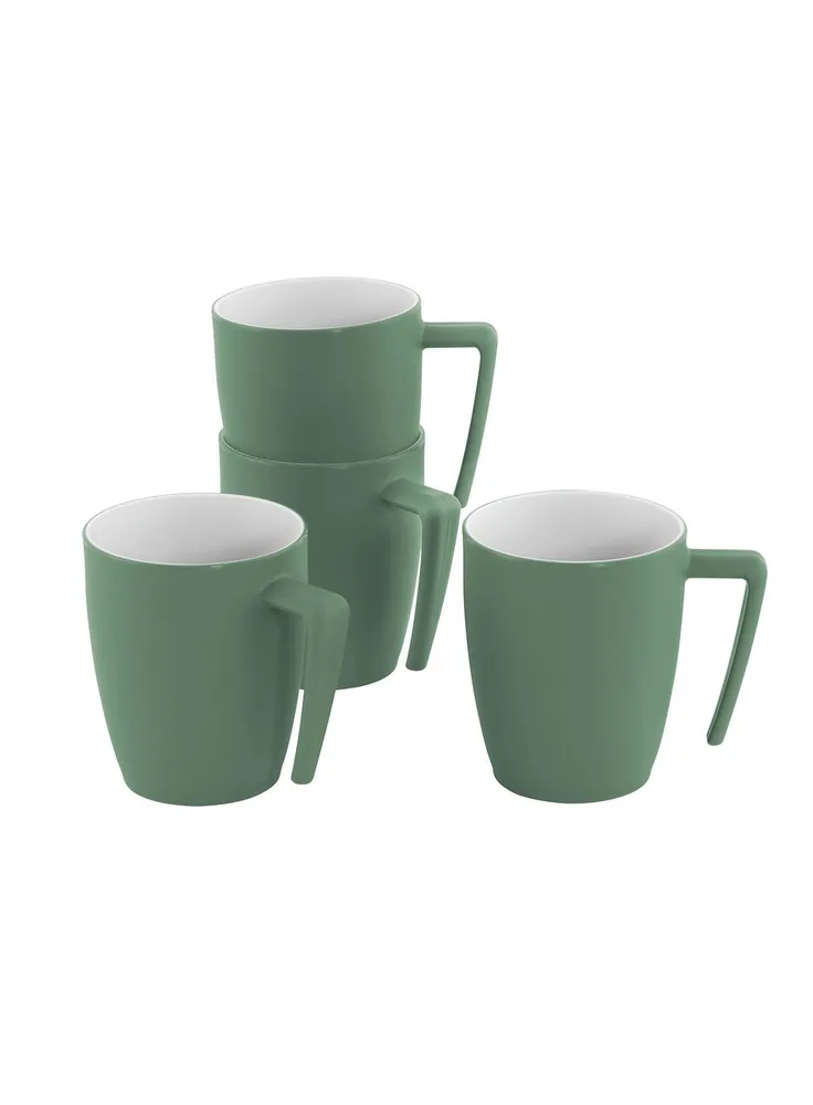 Набор кружек туристических Outwell Gala 4 Person Mug Set, Зелёный