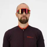 Очки спортивные унисекс Rogelli Switch со сменными линзами, Красный — фото 4