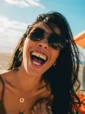Солнцезащитные очки SOLAR Kittin категория 3 поляризационные глянцевые прозрачно-черные — фото 3