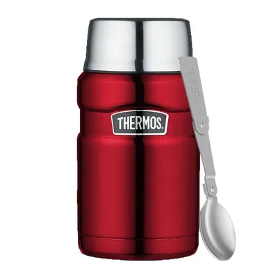 Термос для еды Thermos 710 мл с ложкой, красный