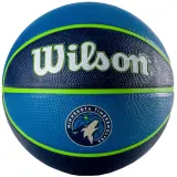 Мяч баскетбольный Wilson NBA Team Minnesota Timberwolves Ball, размер 7 — фото 1