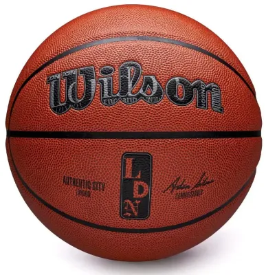 Мяч баскетбольный Wilson NBA Authentic City London Ball, размер 7