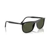 Солнцезащитные очки Ray-Ban RB2216 чёрно-зелёные — фото 7