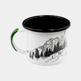 Кружка эмалированная Alpinus «Белый медведь» 0,35 л — фото 1