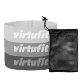 Набор мини-эспандеров VirtuFit тканевые, 3 штуки с сумкой для хранения — фото 1