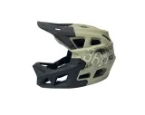 Ewheel Шлем велосипедный полнолицевой P2R Integra Sport 360, 55-58 cm, Зелёный — фото 1